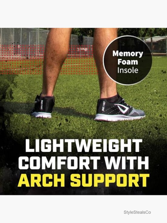 Lightweight Athletic Sneakers for Running & Walking - Breathable Knit - Non main image 6